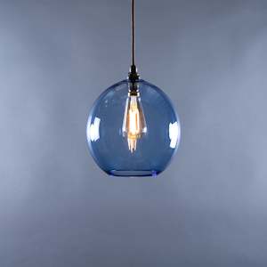 Pendant Ceiling Mounted: Wanda Coloured Glass Pendant - Medium