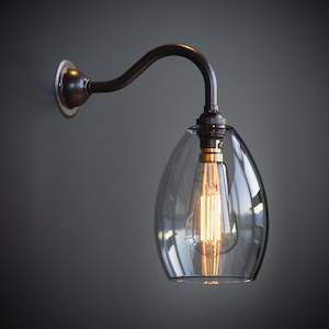 Jules Clear Glass Wall Light