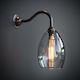 Jules Clear Glass Wall Light