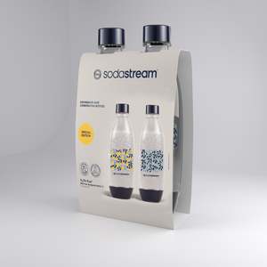 Dishwasher Safe - 1L Black Fuse Bottle Twin Pack Summer Edition