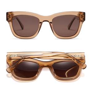 100 Plant Based Bio Acetate Sunglasses: B2b COLLIDE DUSK l 100% Plant Based  l Brown Polarised Lens RRP $125.99