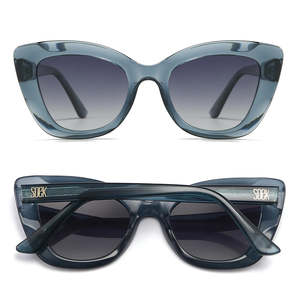100 Plant Based Bio Acetate Sunglasses: (b2b) EDEN Indigo - 100% Plant Based Frame with Grey Polarised Gradient Lens RRP $125.99