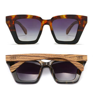 ICON BLACK TOFFEE l Black Graduated Lens l Walnut Arms
