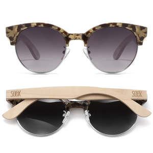 OLIVE TORT l Grey Lens l White Maple Arms