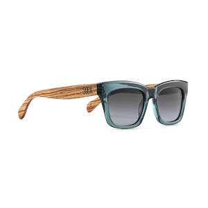 (b2b MORGAN INDIGO l Grey Lens l Walnut Arms (no GST) RRP $94.99