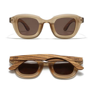 Wholesale Adult Sunglasses: (b2b) **NEW** QUEST WHISKEY l Sunglasses l Polarised Lens l Walnut Arms  (no GST) RRP $89.99