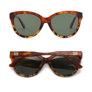 Adult Sunglasses: *NEW* LOVER TORT DUO l 100% Plant Based  l Brown Polarised Lens