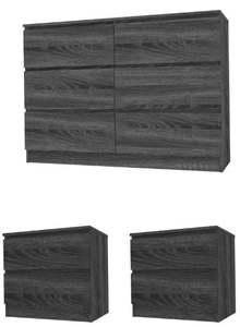 bedroom furniture sets: Bedroom Suite – 3 Piece – Lowboy & 2 x Bedside