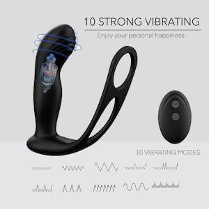 Vibrating Prostate Stimulator with Remote Control