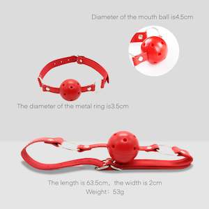 Ball Gag With PVC Ball