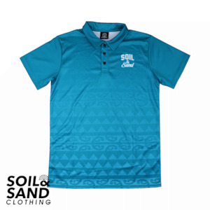 Polo Shirt – Teal Soil and Sand