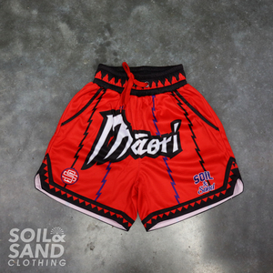 Kids Māori Shorts – Red Soil and Sand