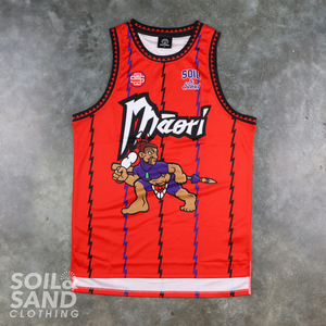 Māori Singlet – Red Soil and Sand