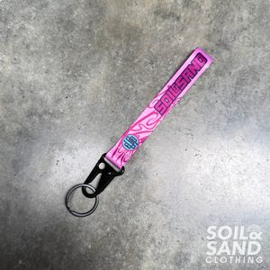 Wrist Keychain – Pink Soil and Sand