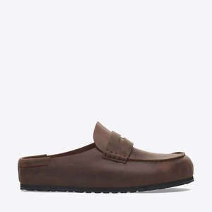 Womens Slip On Shoes: Naples Wrapped Oiled Leather