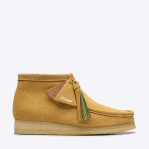 Lace Up Boots: Mens Wallabee Boot Suede
