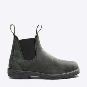 Womens: 587 Rustic Black Classic Gusset Boot