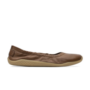 Womens Everyday: [PRE-ORDER] Vivobarefoot Primus Asana Yin Ballerina Leather Womens Tan (ETA. LATE MARCH)