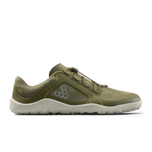 Vivobarefoot Primus Trail III All Weather FG Mens Dark Olive/White