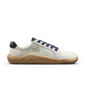 Vivobarefoot Gobi III Sneaker Leather Mens Limestone/Seaborne