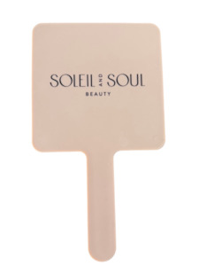 Peach Glow Hand Mirror