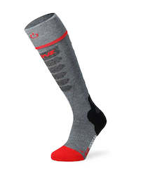 Ski: Lenz 5.1 Heated Merino Compression Sock Toe Cap Slim