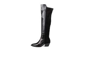 Selena Knee High Boot Black