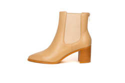 Boots: Zoey Ankle Boot Blush Beige