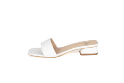 Flats: Marbella Sandal White