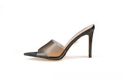 Heels: Court Mule Heel Black