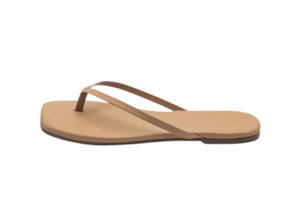 Favourites: Serenity Split-Toe Leather Sandal Nude