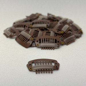 Products: 6 9line Toupee Clips Sole Wig Works