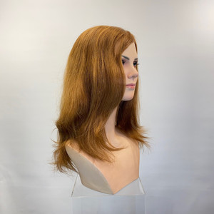 Auburn hard front full lace - Human Hair Sole Wig Works