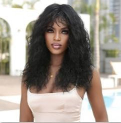 Products: Fluffy black Sole Wig Works