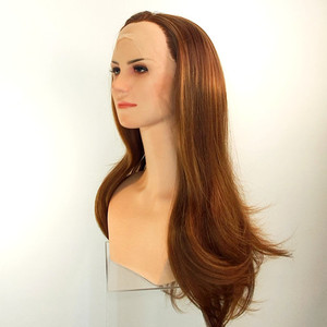 Brown with warm brown highlights Sole Wig Works