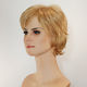 Short blond hard front Sole Wig Works