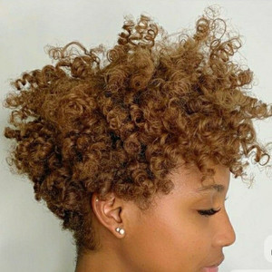 Pixi cut Lace front colour 4 Sole Wig Works