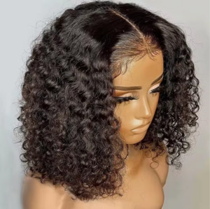 Products: Bob wig, water wave texture, colour 1B Sole Wig Works