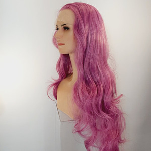 Lolli pink wig 65cm lace front Sole Wig Works