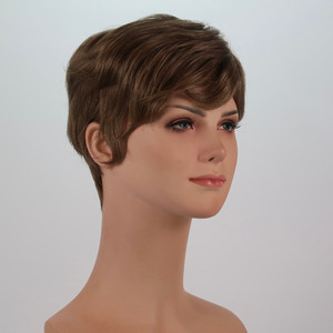 SHORT right side part small wig 658 Sole Wig Works
