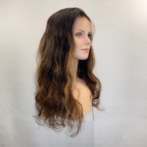 Products: Black with gold highlights Sole Wig Works