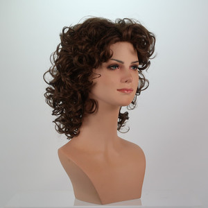 Mid length curly layered Sole Wig Works
