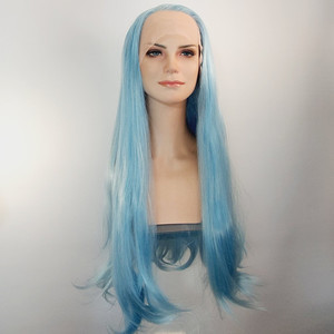 Sky Blue Lace front Sole Wig Works