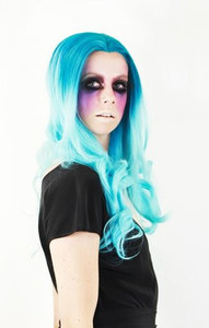 Candy Floss Blue lace front Sole Wig Works
