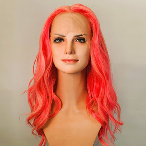 Products: Hot pink with baby pink highlights Sole Wig Works