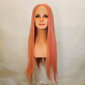Products: Dusty Pink with middle parting Sole Wig Works