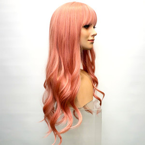 Products: Pink fringed hard front Sole Wig Works