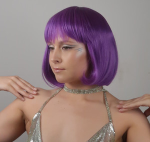 Purple Bob Sole Wig Works