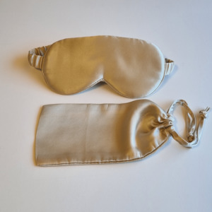 100% Mulberry Silk Sleep Mask- Gold