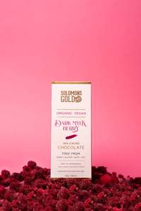 Home Page Slider: Dark Mylk Berry 45% Chocolate Bar - 55g